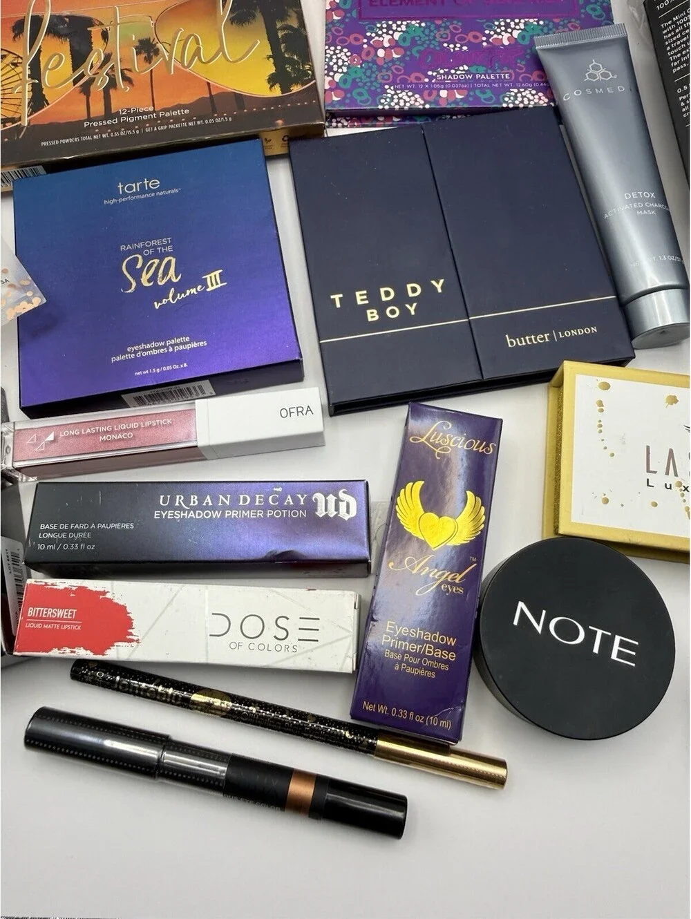 HUGE Makeup LOT: Tarte Rainforest Of The Sea Volume 3 III/Pur/Pretty Vulgar/MORE